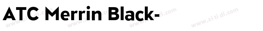 ATC Merrin Black字体转换